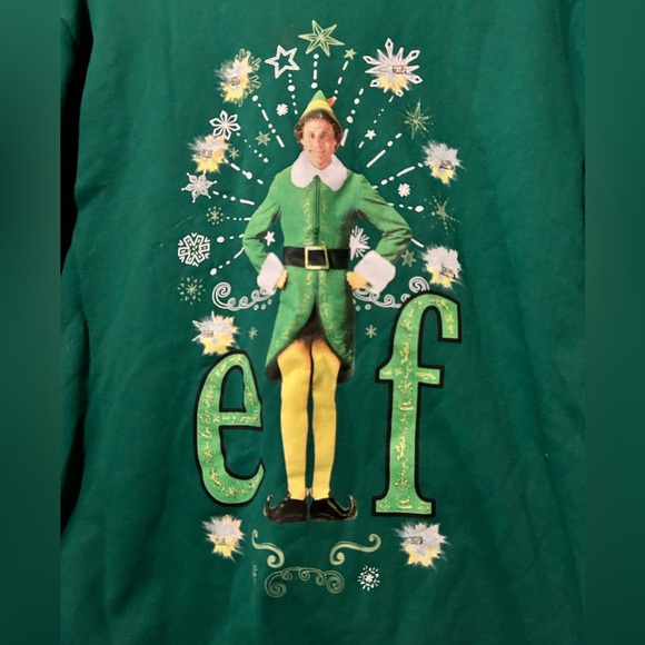ELF Green Holiday Crewneck Sweater - Picture 2 of 6